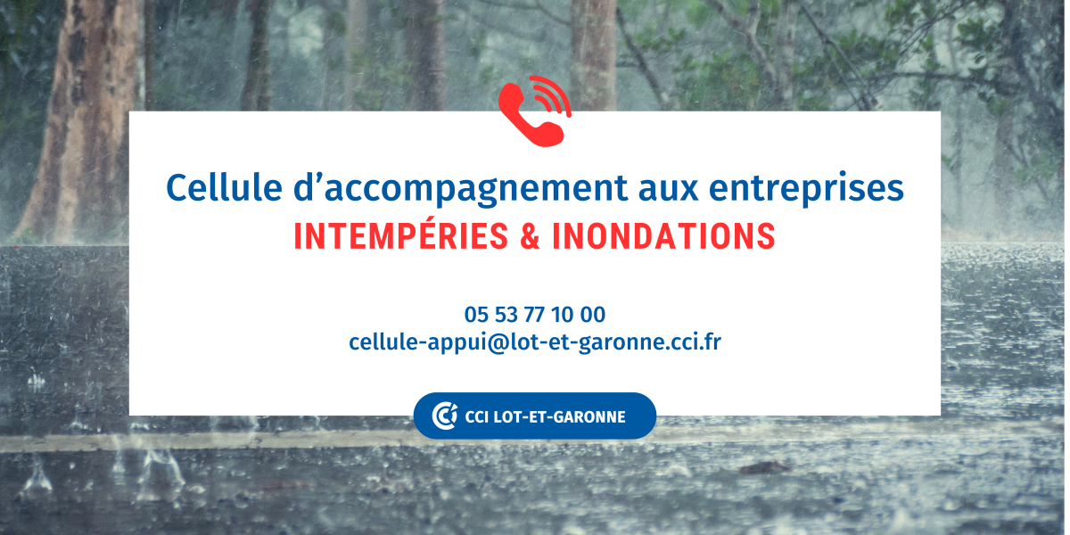 Cellule d’accompagnement aux entreprises  INTEMPéries & INONDATIONS